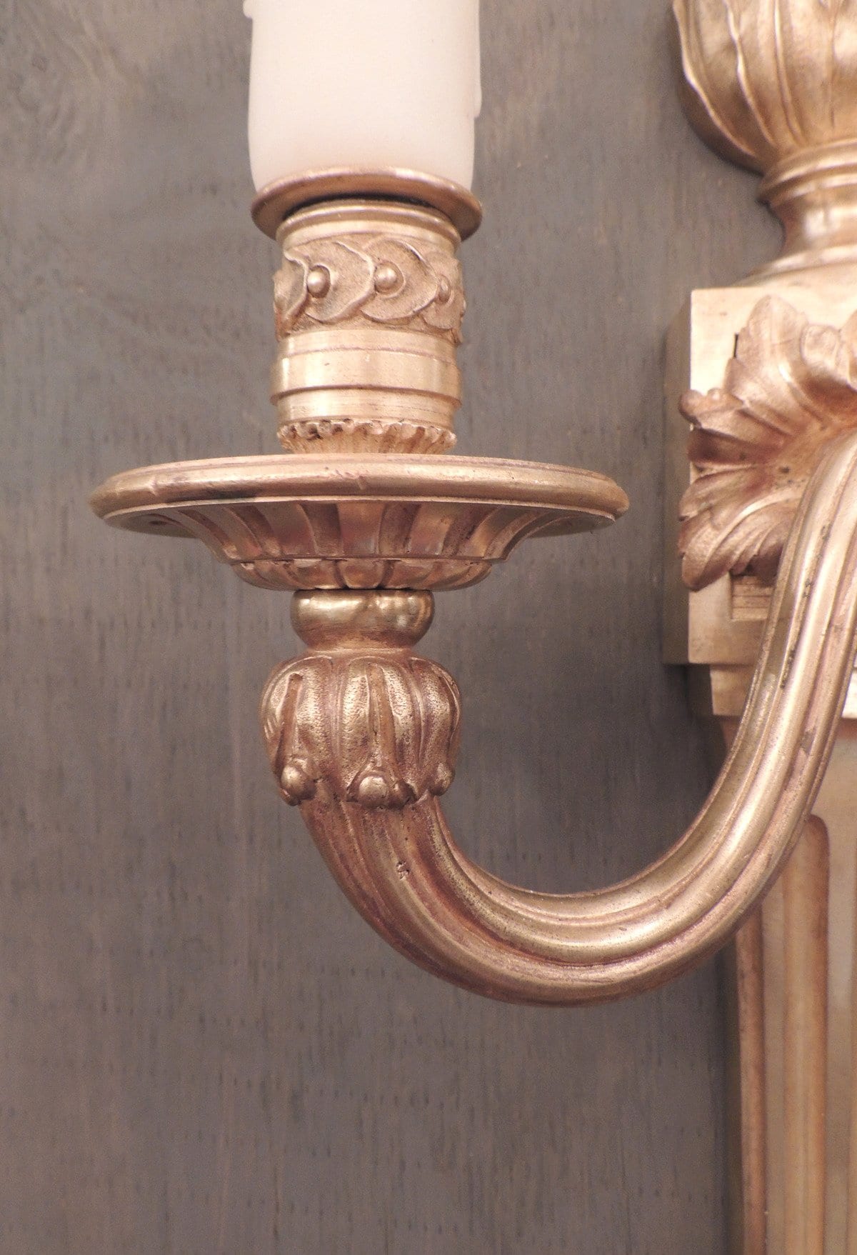 19th Century French Régence Bronze Doré Sconces