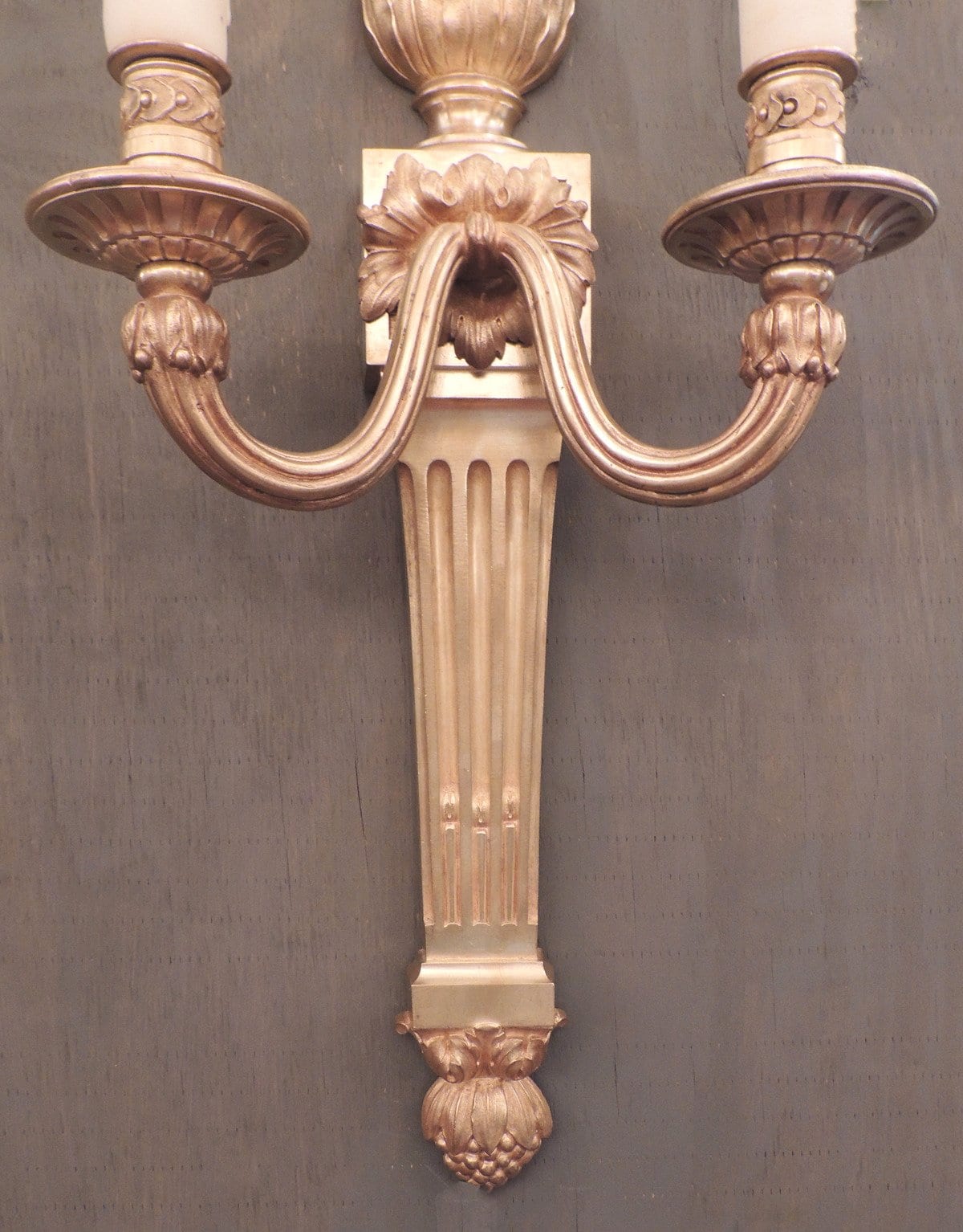19th Century French Régence Bronze Doré Sconces
