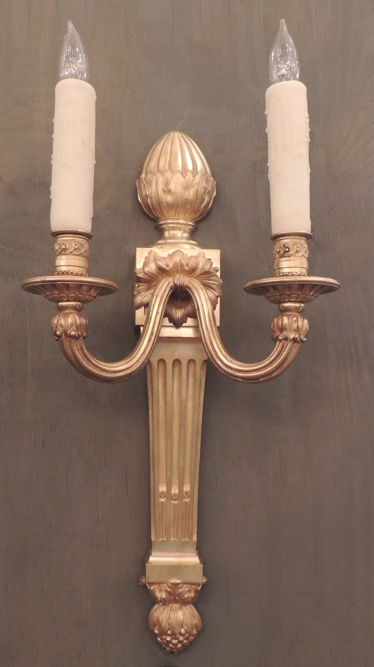 19th Century French Régence Bronze Doré Sconces