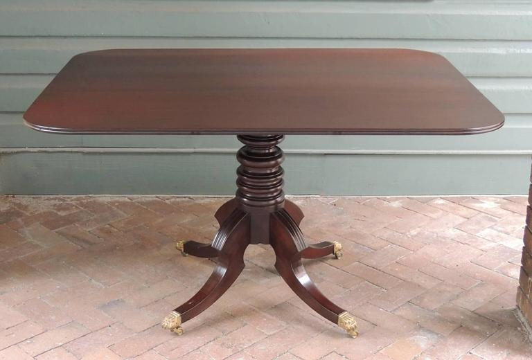 19th Century Jamaican Regency Mahogany Tilt Top Breakfast Table