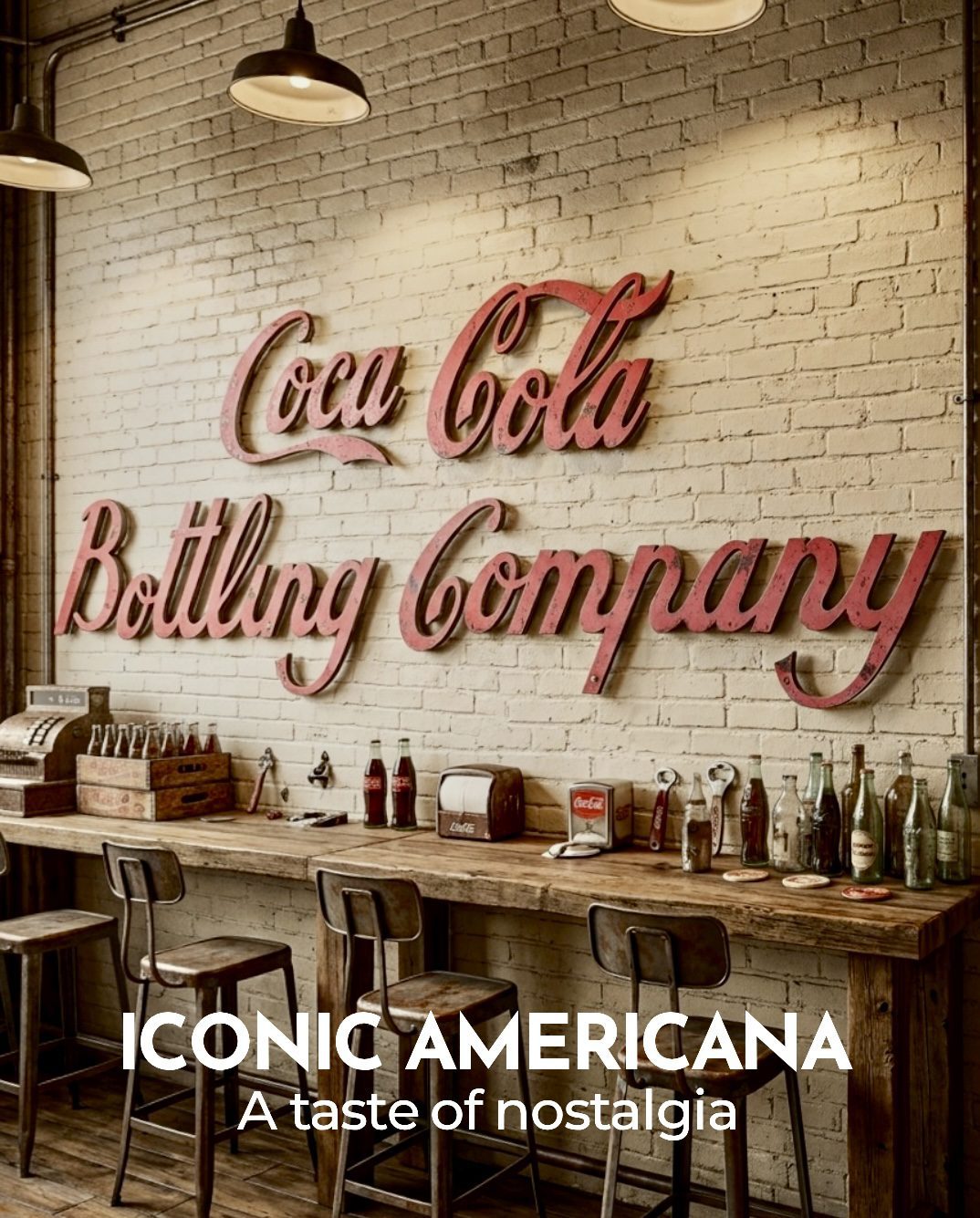 20th Century Coca Cola Bottling Company Sign