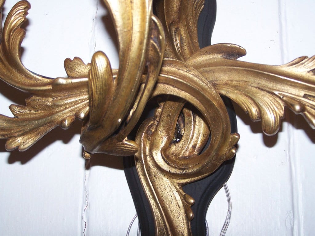 Pair of 20th Century French Bronze Sconces