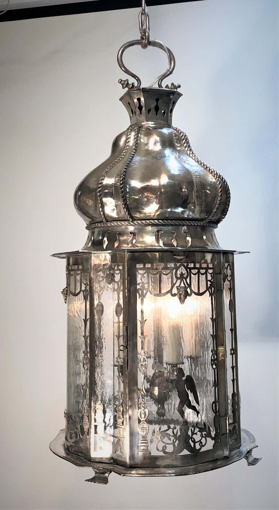 Silverplated Caldwell Lantern - Image 2