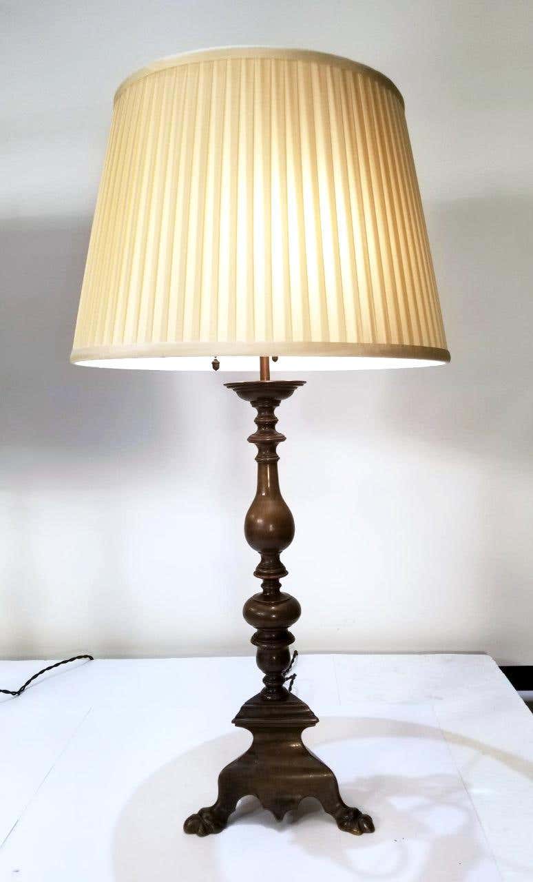 Pair of Early 20th Century Baroque Style Caldwell Table Lamps - Image 2