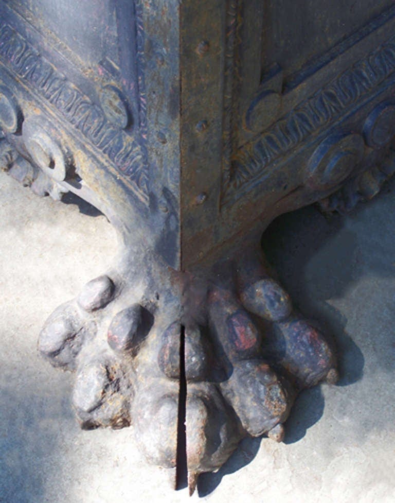 19th Century American Iron, Clad in Copper Torchieres - Image 4