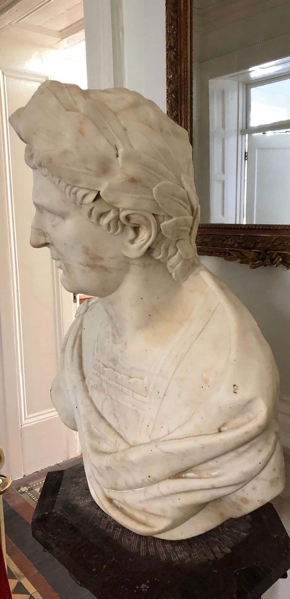 Roman Marble Bust of a Caesar, 18th Century - Image 5