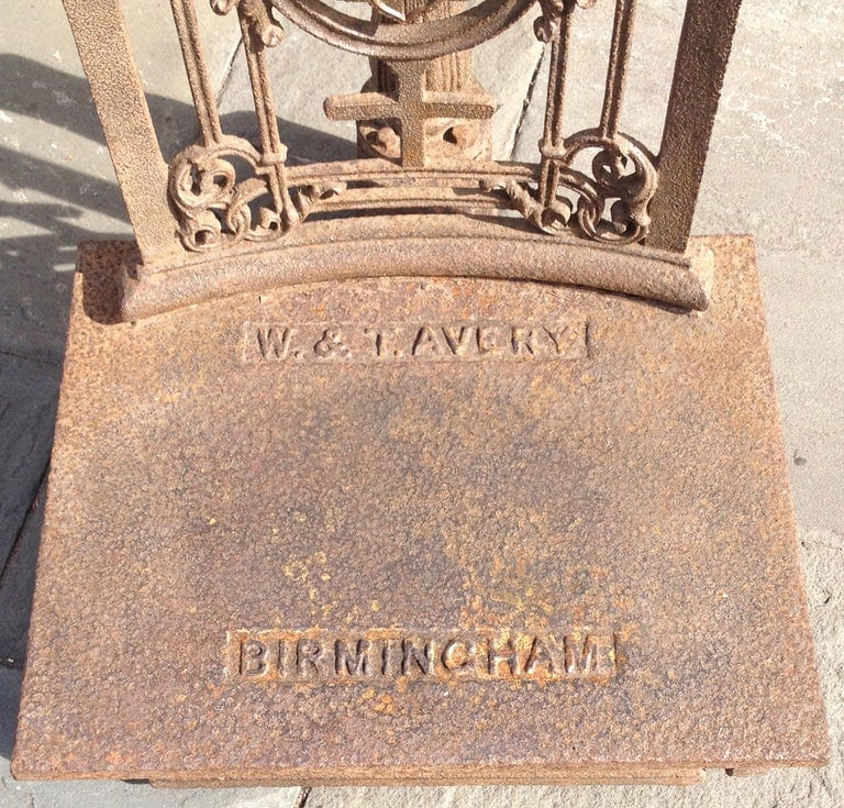 Mid-19th Century English Cast Iron Commodities Scale, Marked Birmingham - Image 3
