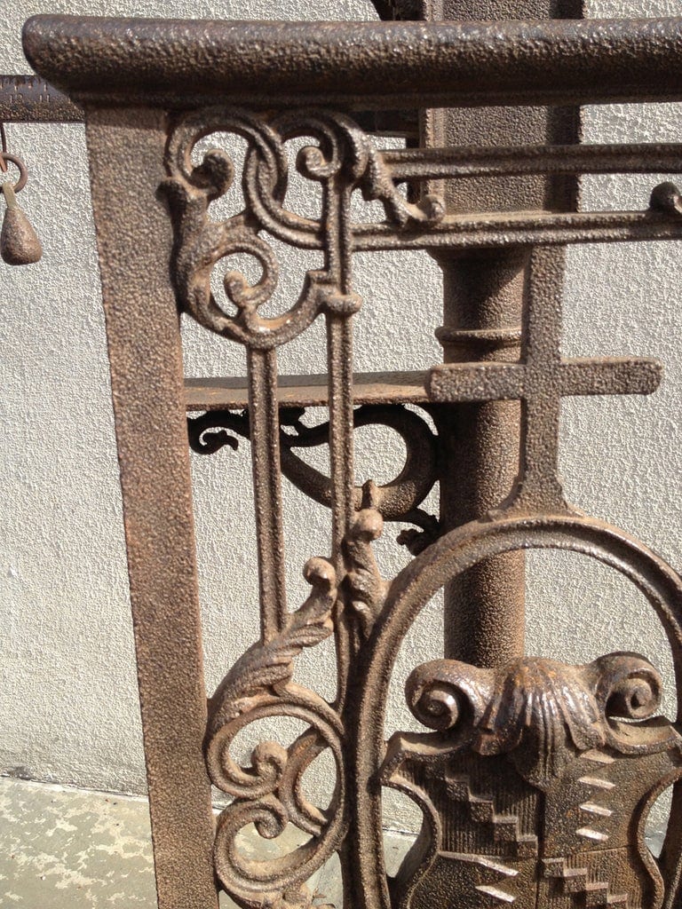 Mid-19th Century English Cast Iron Commodities Scale, Marked Birmingham - Image 6